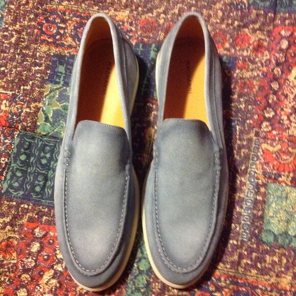 Magnanni Men's Paraiso Light Blue Suede Loafers -  Size: 11 (EU44) - New in Box - Picture 1 of 11